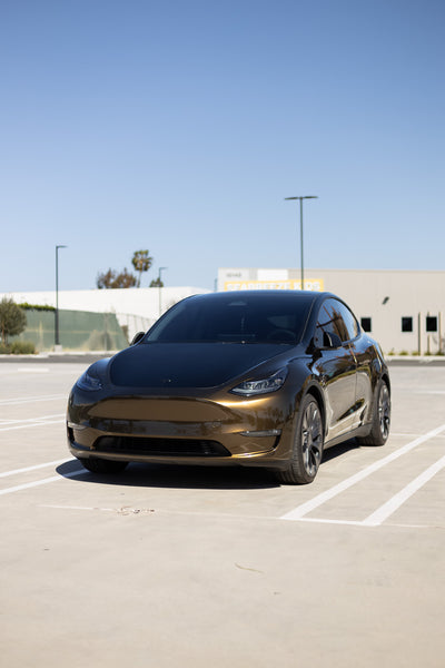 Glossy Metallic Midnight Gold Vinyl Wrap