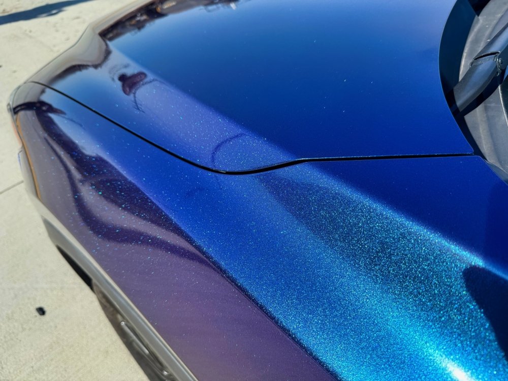 Gloss Diamond Nebula Blue Purple - Aura Vinyl