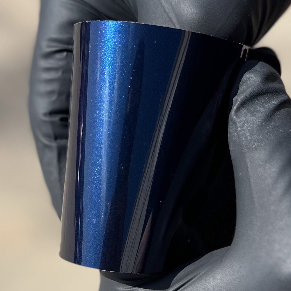 Hyper Gloss Paint Metallic Midnight Blue PPF - Aura Vinyl