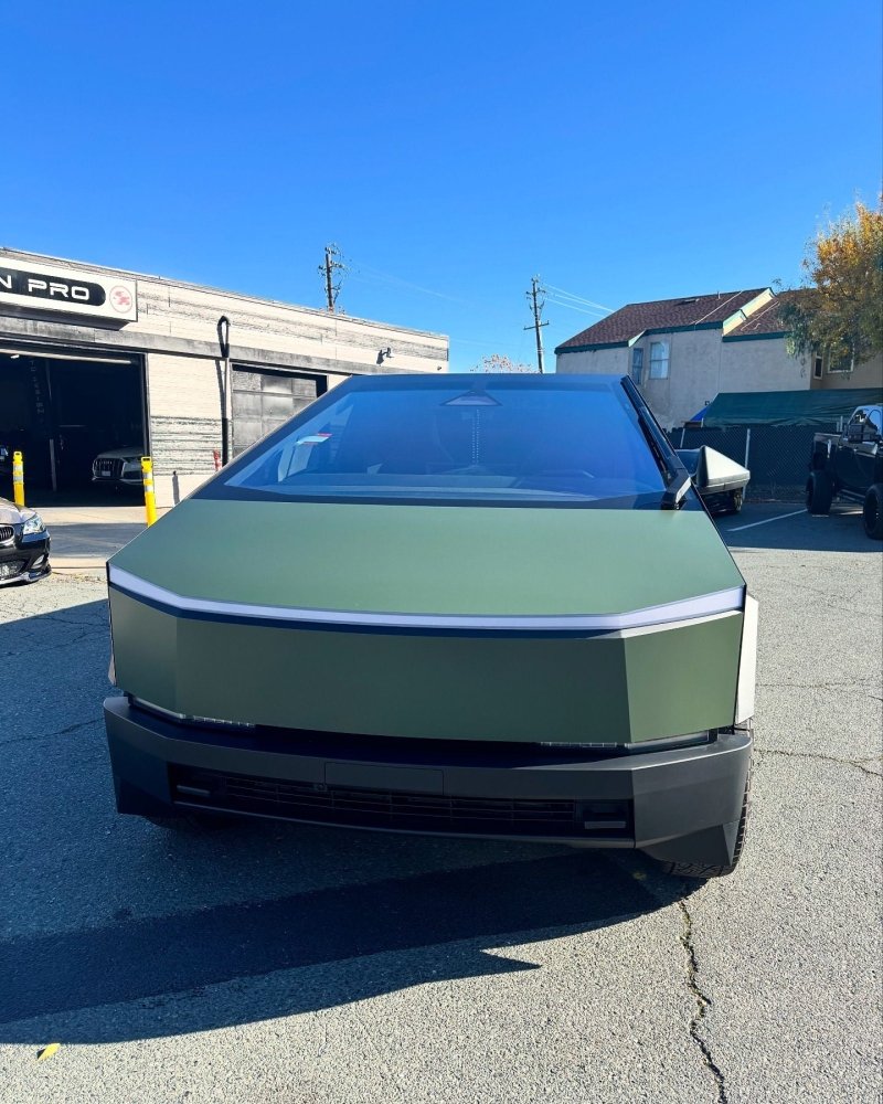 Hyper Matte Army Green PPF - Aura Vinyl