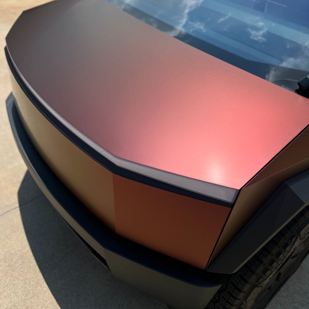 Hyper Matte Black Red Shift PPF - Aura Vinyl