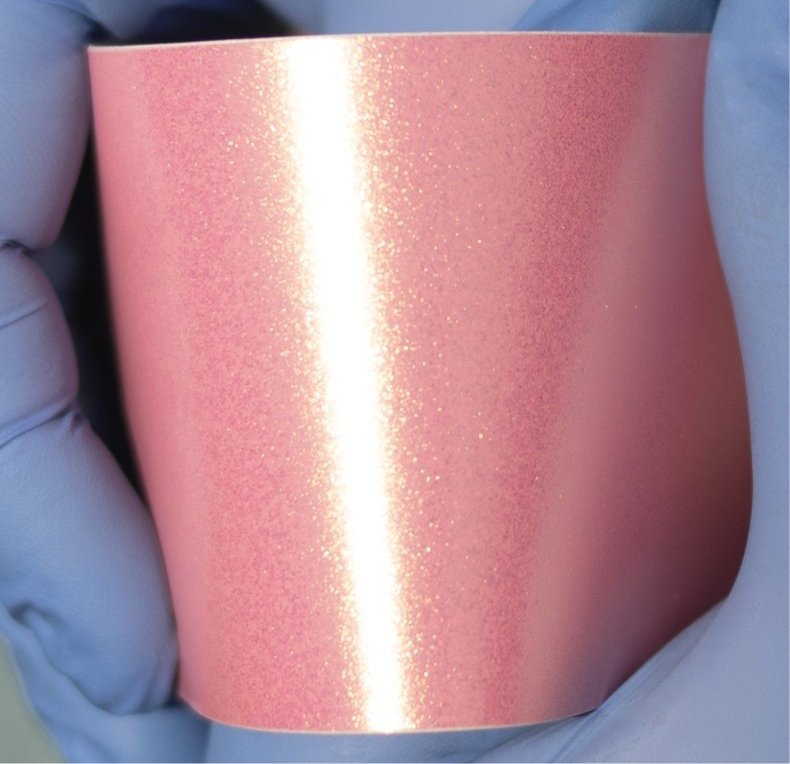 Satin Diamond Pink Gold Shift - Aura Vinyl