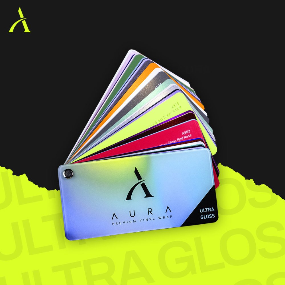 Ultra Gloss Swatch Book - Aura Vinyl