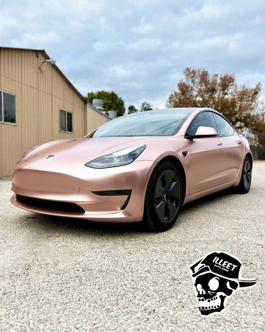 Satin Electric Rose Gold - Aura Vinyl